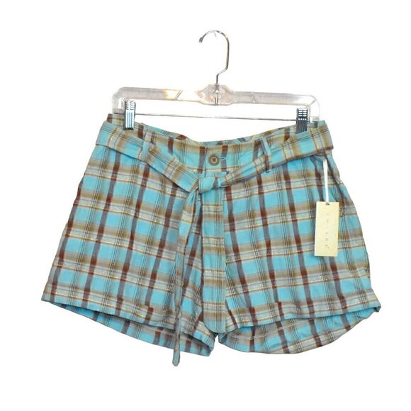 Tweeds Plaid Cuff Spring Summer Shorts Size 6 - Picture 1 of 9